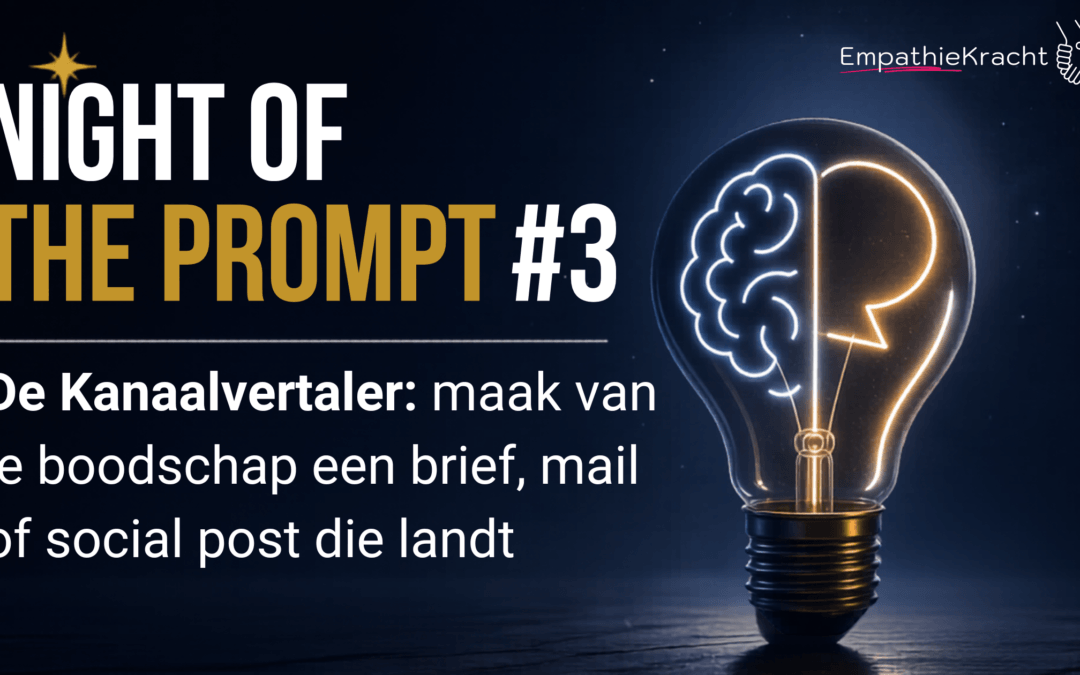 De Kanaalvertaler Maak van één boodschap een brief, mail of post die beter landt